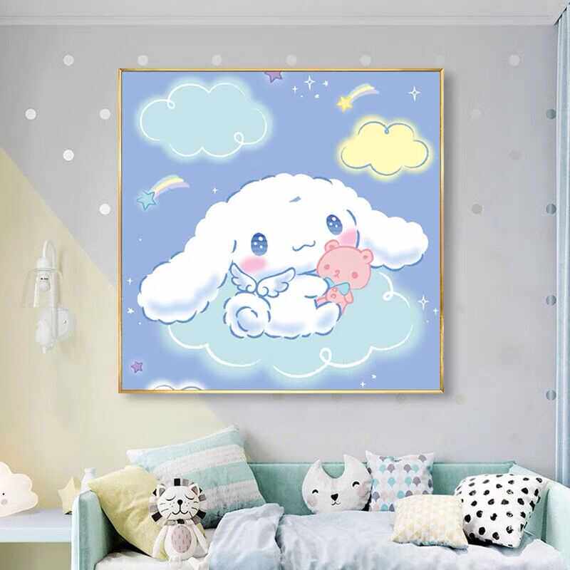 玉桂狗钻石画2025新款儿童手工diy点钻贴砖石十字绣卧室卡通可爱