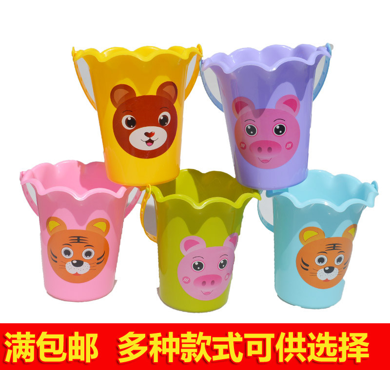 儿童沙滩桶玩具钓鱼桶赶海挖沙桶