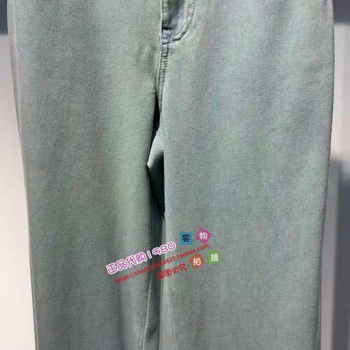 A1HAG2273 女装2026夏专柜正品新款牛仔长裤 A1HAG227342-599