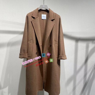 NUTS那时女装专柜正品国内代购25冬手工呢料长外套6431506A1-2199