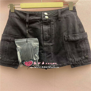 牛仔裙裤 A3HBE2353 工装 2024夏专柜正品 A3HBE235388 女装