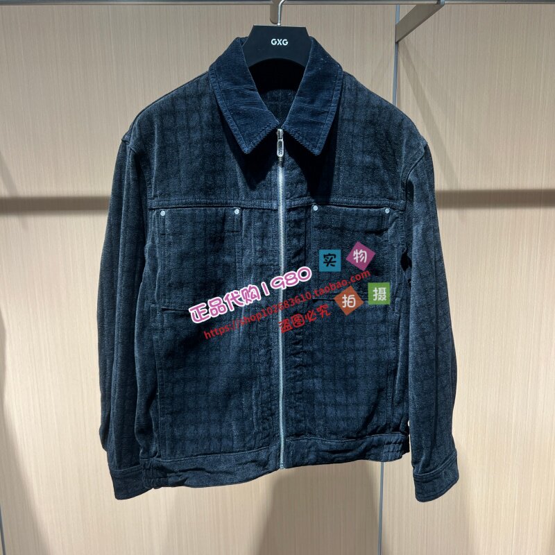 翻领牛仔夹克G26XE83007000-1099
