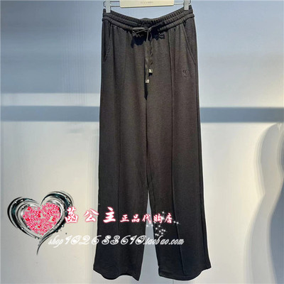 A1FCE3485太平鸟女装2024秋正品品质针织裤套装-下装A1FCE348585