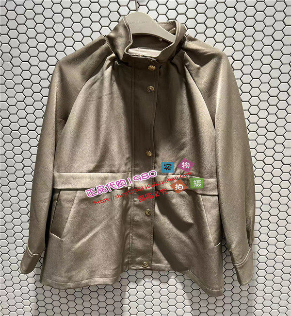 A1BEE1452太平鸟女装2024春专柜正品品质收腰风衣A1BEE145245图片
