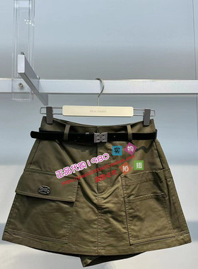 A3GCE2433太平鸟女装2024夏专柜正品美式工装裙裤A3GCE243345