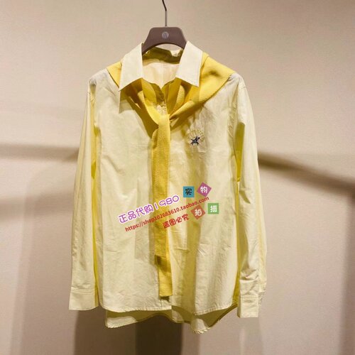 NUTS那时女装专柜正品国内代购2026夏长袖衬衫 7180120A1-499