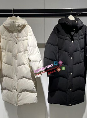 A1ACE4519女装2024冬专柜正品连帽泡泡袖面包服A1ACE451931-1699