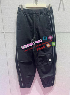 太平鸟女装春装ASGBD1451时尚SPCN嵌条束脚运动裤长裤ASGBD145189