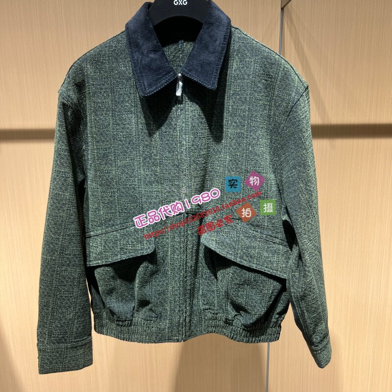 翻领牛仔夹克G26XE83008400-1099