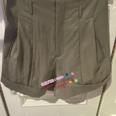 A1GCG2319 女装2026夏专柜正品新款休闲中短裤 A1GCG231937-499