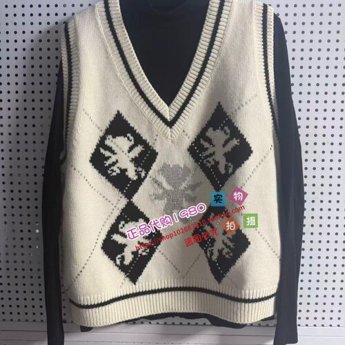 ATEEC1108 女装2022春专柜正品小熊2件套线背心ATEEC1108 71-599