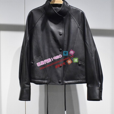 A1BDG1349 女装2026春专柜正品新款皮衣A1BDG1349J9-3299