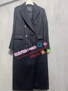 A1AAD4475太平鸟女装2023冬专柜正品时髦超长大衣A1AAD447589