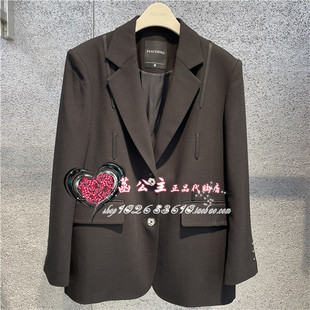 A3BAE1342太平鸟女装2024春专柜正品绑带西装A3BAE134289