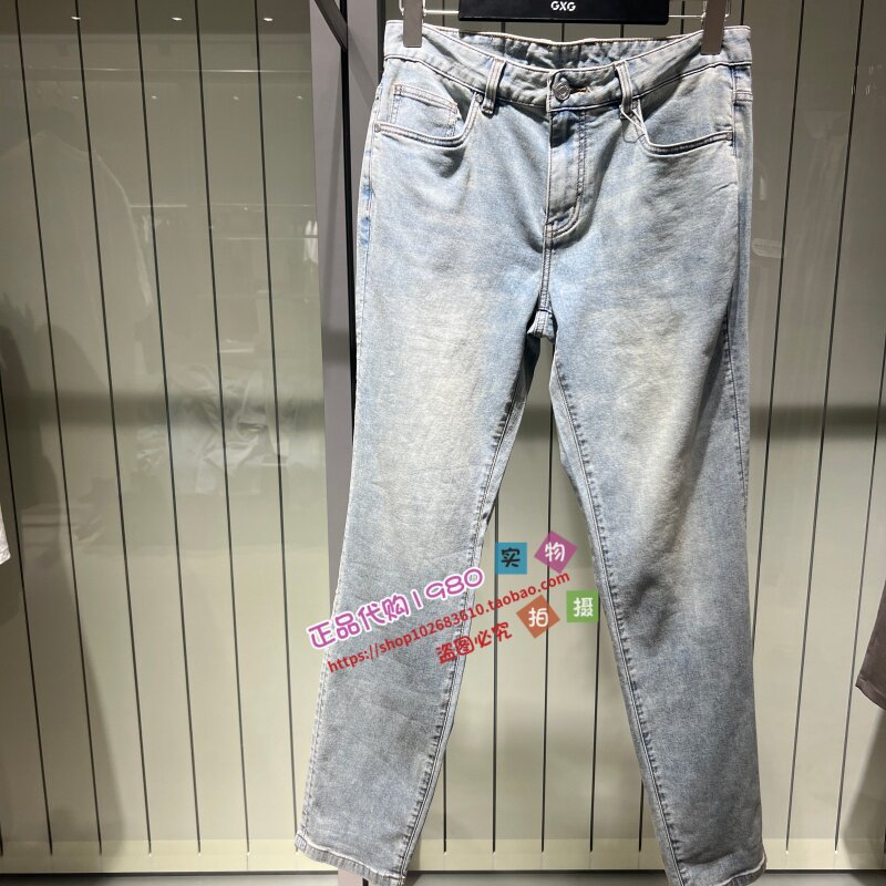 修身牛仔裤G26X052047264-599