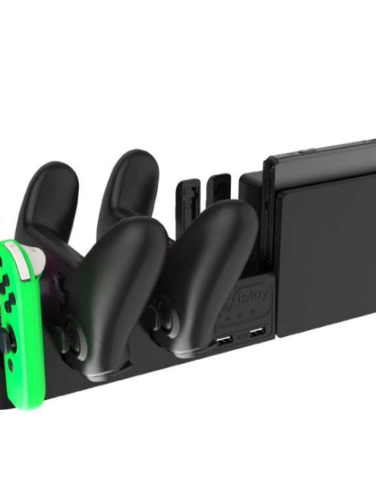 IPLAY 순정 스위치 컨트롤러 베이스 충전기 JOYCON 좌우 핸들 NSPRO 핸들 충전 베이스 충전기