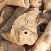 免洗新鲜猪肺如皋猪肺子500克干净半熟肚肺汤原料江浙沪满3斤 包邮