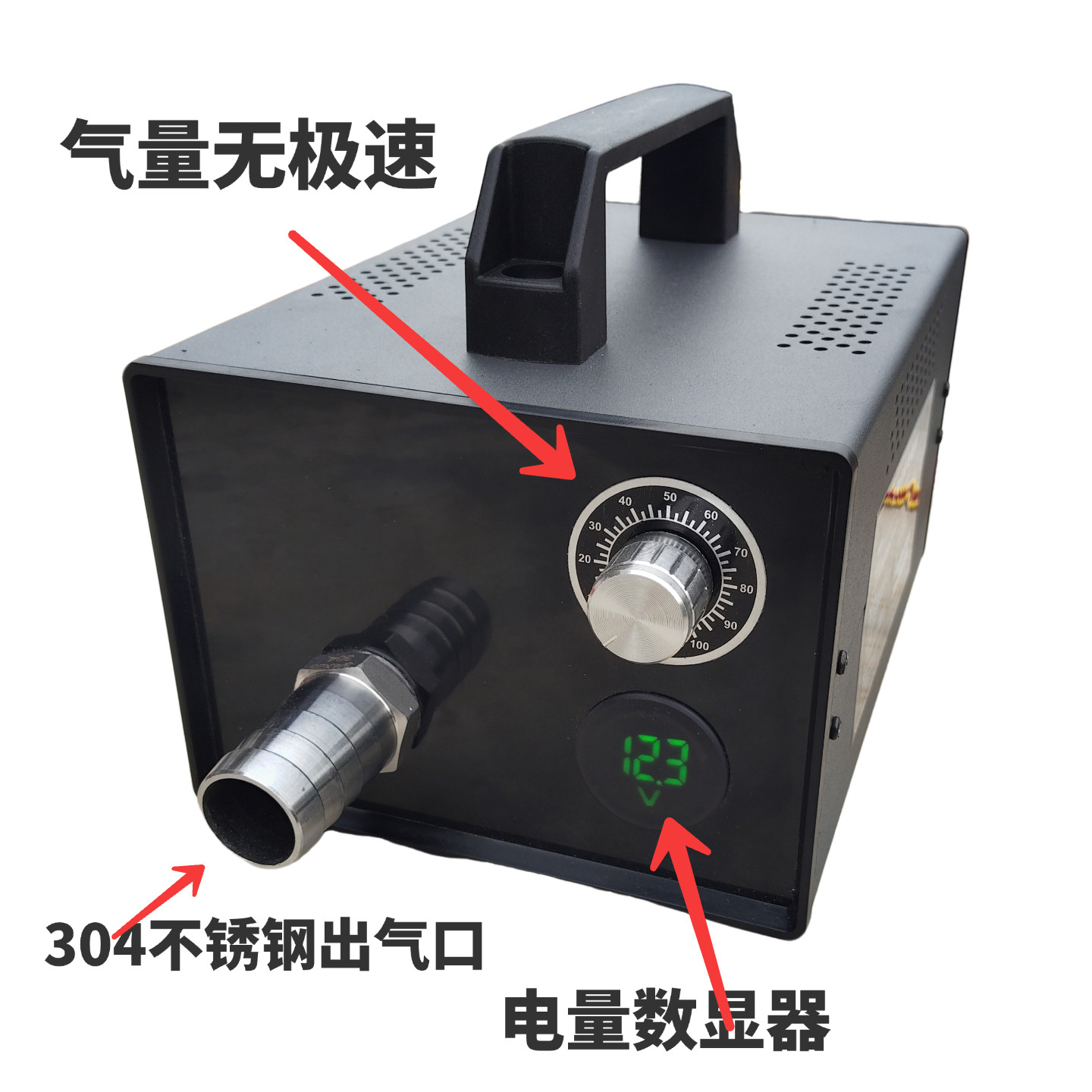 无刷涡轮增氧机12V24V卖鱼养鱼增氧设备车载鲜活运输增氧泵新款