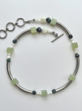 项链日落露台金属锁骨链