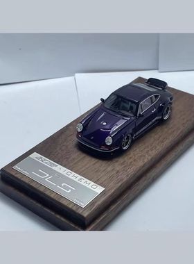OneCar x Ichemo 1/64 保时捷Singer dls 紫碳 树脂车模