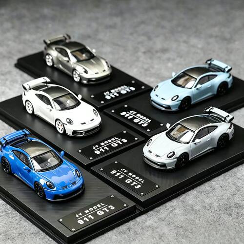 现货 匠艺 1:64 保时捷 911 GT3 仿真合金汽车模型静态收藏MJ