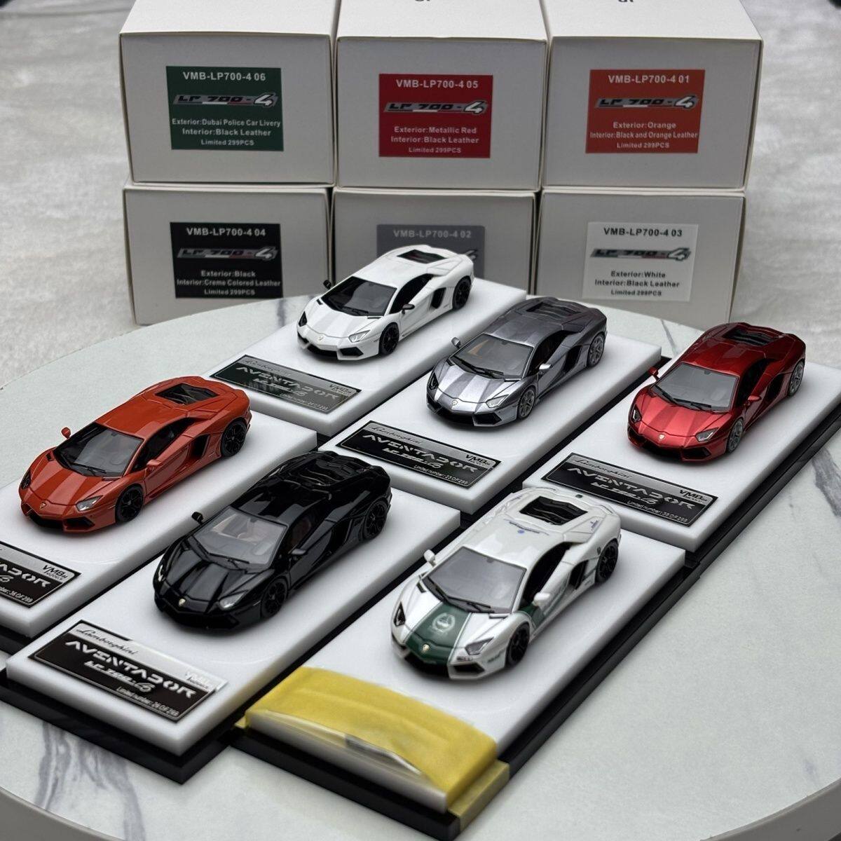 VMB 1:64 兰博基尼 Aventador LP700-4 树脂汽车模型