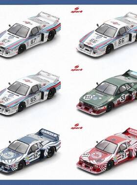 Spark 1:64 蓝旗亚Beta Montecarlo Turbo勒芒赛车 合金汽车模型