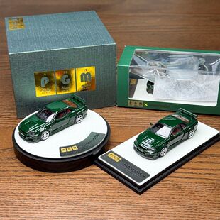 PGM 1:64 日产尼桑GTR R34 Nismo Z-Tune 英国绿全开合金汽车模型