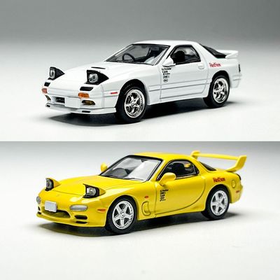 现货 Hobby Japan 1:64 头文字D 马自达 RX7 跳灯 合金汽车模型
