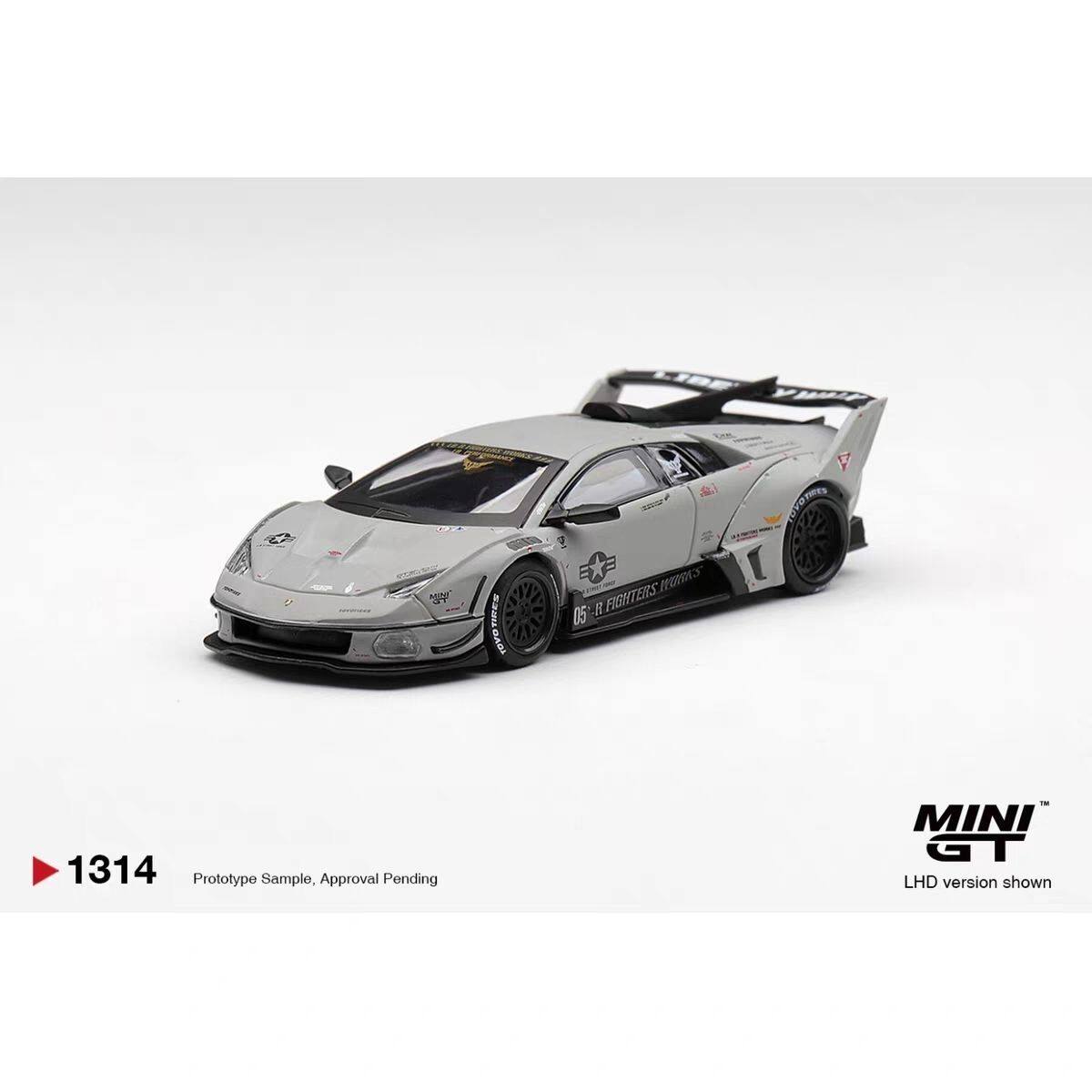MINIGT 1:64兰博基尼 蝙蝠LB-Silhouette MURCIELAGO合金车模1314