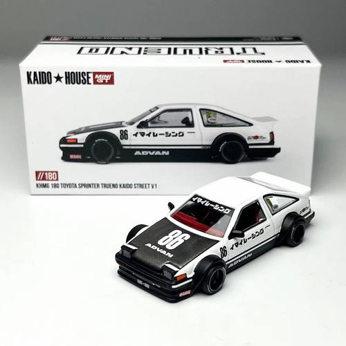 Kaido House x MINIGT 1:64 #180丰田 AE86 改装版 合金汽车车模