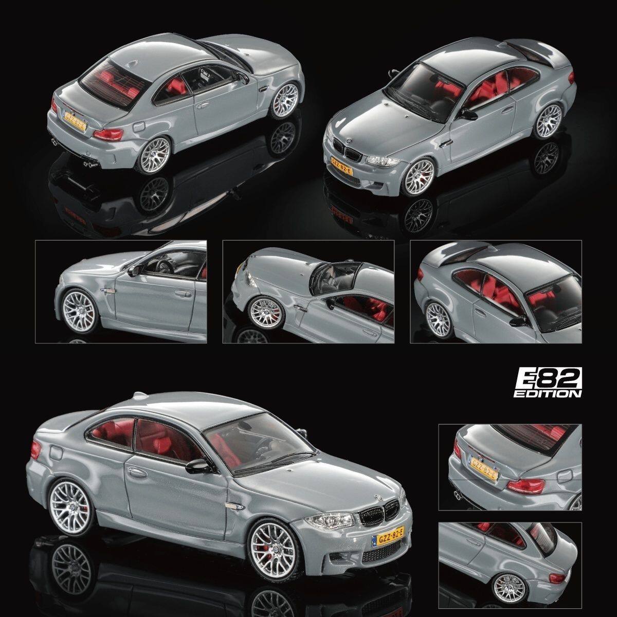 新品 MORTAL 1:64 宝马BMW 1M Coupe 电镀仿真合金汽车模型收藏