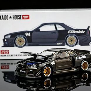 KAIDO MINIGT1:64日产尼桑SKYLINE GT- R R34全碳合金车模型#222