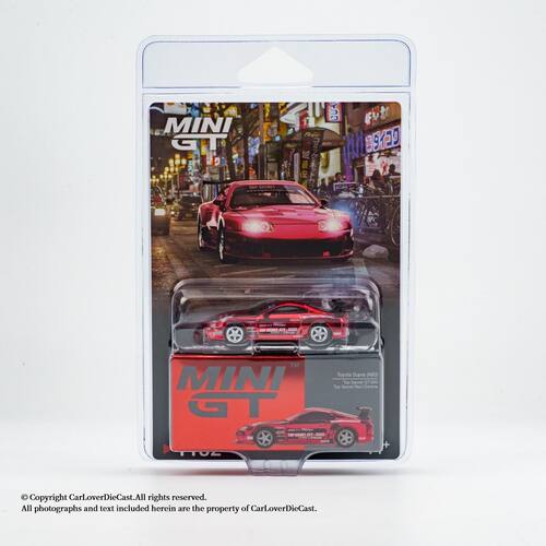挂卡MINIGT 1132丰田Supra A80 Top Secret GT-300 1:64合金车模