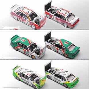 宝马BMW E30 M3 DTM 开盖版 SPA耐力赛车 MOKE 1:64 合金汽车模型