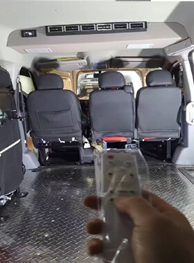 依维柯专用隐藏式驻车空调12V24V大通V80房车车载制冷变频电空调