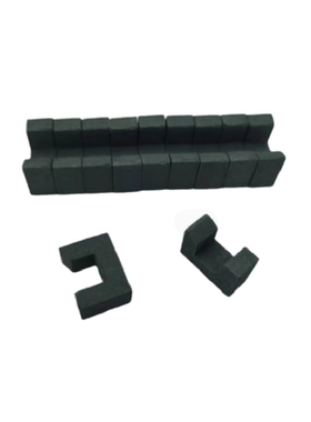 高频15X10MM导磁体15X12MM（内槽宽度X内槽深度）  平面加热淬火