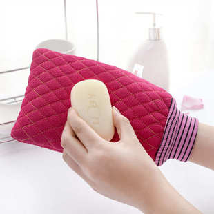 搓澡巾包邮东北方粗砂加厚双面强力搓泥搓背韩国手套男女士洗澡巾