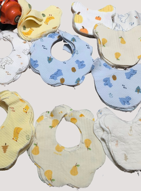 口水巾【童tai微瑕疵裁片】【满28包邮】缝纫DIY材料包