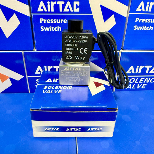 AirTAC 亚德客原装现货气动电磁阀 3V208NCAI 3V2-08-NCAC220V