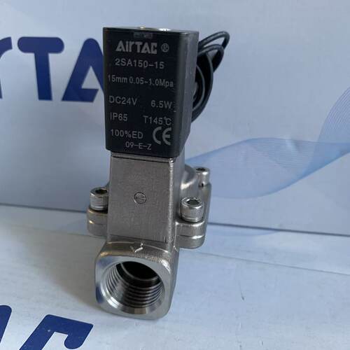 原装亚德客气动常闭型流体控制阀出线式线圈2SA150-15 2SA200-20