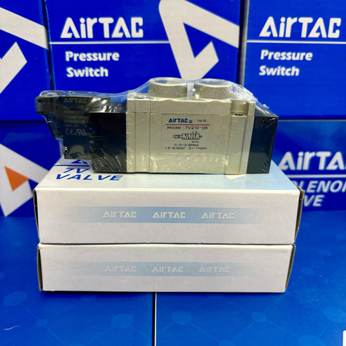 AirTAC 亚德客原装正品现货电磁阀 7V21008B050 7V210-08DC24V