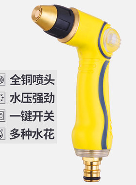 高压浇花喷头洗车水枪志通