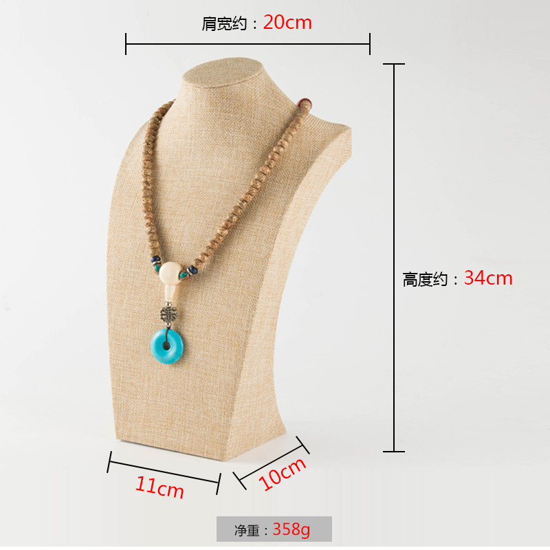 HENGYUN 목걸이 모델 스탠드 초상화 스탠드 목 모델 쥬얼리 디스플레이 스탠드 넥 스탠드 쥬얼리 디스플레이 소품