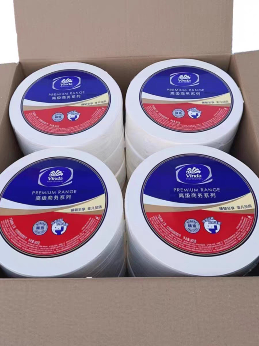 正品维达大卷纸VS4491三层卫生纸大盘纸厕纸公用商用卷筒纸 - 实物图