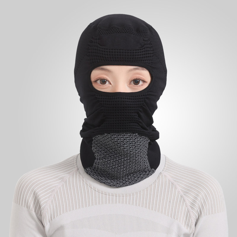 摩托车头盔头套男冬季立体女士骑行遮全脸面罩防风围脖帽排汗速干
