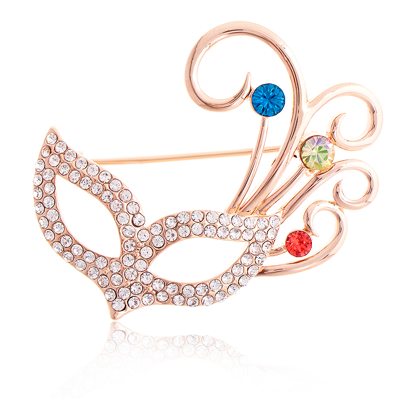 Broche femme YA BAO en Zircon diamant - Ref 1188102 Image 1