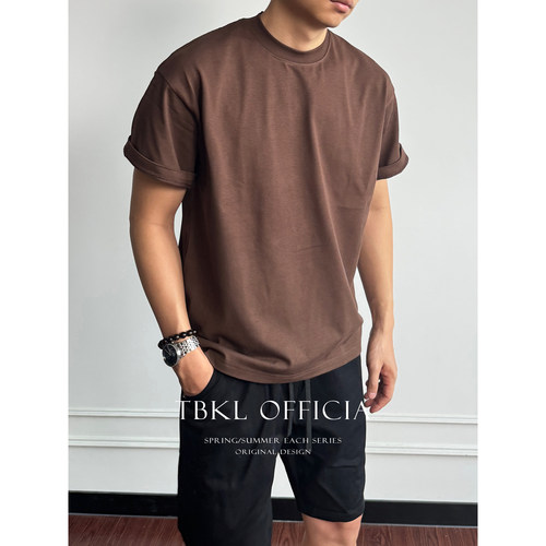 〔TBKL〕100%纯棉重磅短袖T恤