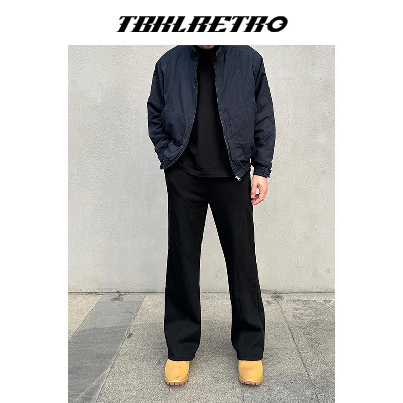 TBKL秋冬神裤美式复古直筒卫裤男