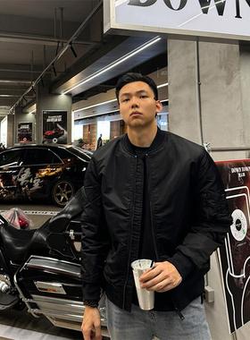 TBKL美式MA1飞行员棉服夹克男秋冬夹棉加厚重磅复古防风防水外套